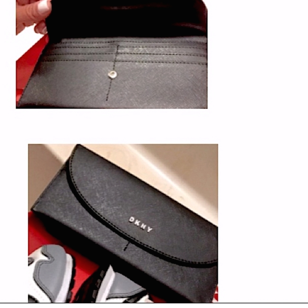 DKNY WALLET JET BLACK